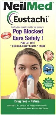 NeilMed Eustachi Pop Blocked Ears Safely! Eustachian Tube Exerciser NEW